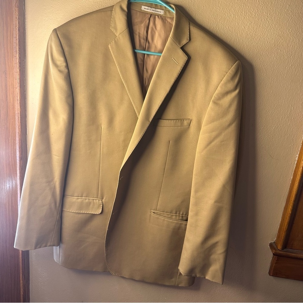 Mens Joseph Abboud Brown Suit Jacket Blazer
 Tan Blazer 44R